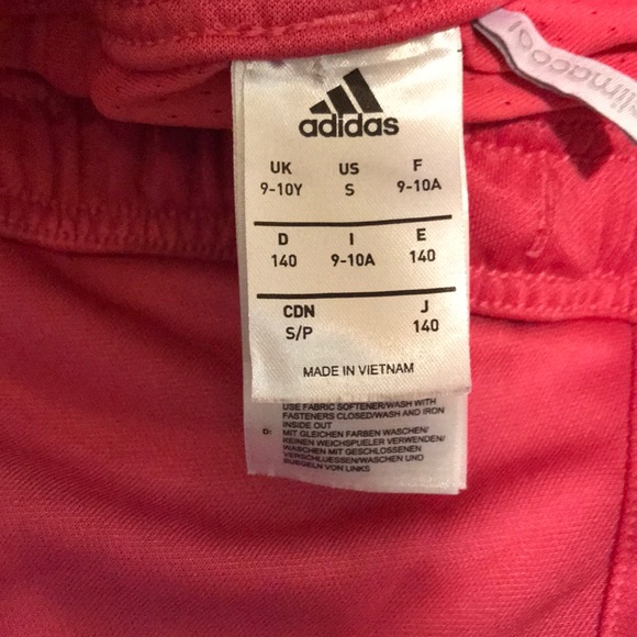 Pink and black adidas soccer pants - Picture 2 of 4